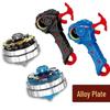 Free Shipping Dual Alloy Burst Gyro Toy - Magic Light Pull String Battle Gyro