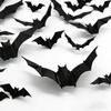 3D LED Glitzer Fledermaus Wandaufkleber für Halloween Dekoration