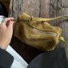 Barrel Shaped Suede Frosted Cowhide Underarm Bag For Women Luxury Designer Handbag Purse 2026 New In Fashion Shoulder Crossbody