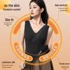Women's Seamless Slimming Mulberry Silk-Cashmere Top with Breast Pads - Original 2025 Autumn/Winter Collection