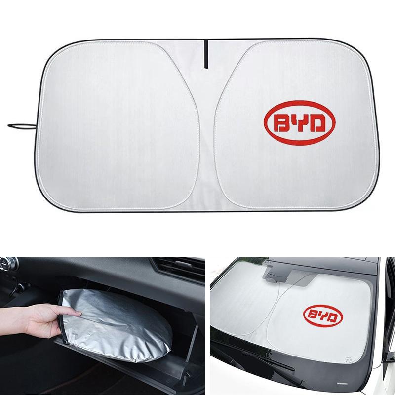 Car Front Shading Car Windshield Sunshade Umbrella For BYD Atto 3 Act Seal Tang F3 E6 Yuan Song Plus EV F0 Qin Han Dolphin S6