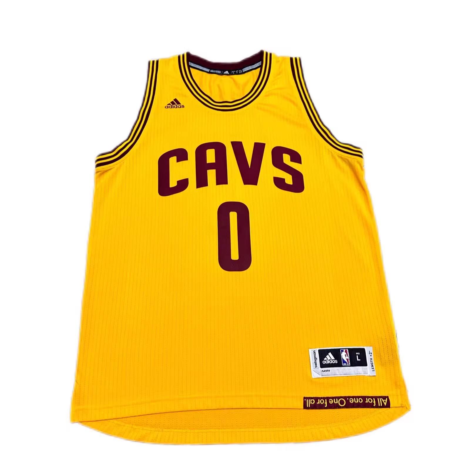 

Adidas X NBA Collaboration Cavaliers Swingman Fan Edition Kevin Love 0 Sleeveless Soft Stylish Sports Jersey Unisex Jersey Yellow 7470A-3CC-K92630 L