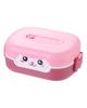 Lunch Box Durable Cartoon Design Bento Box Leak-Proof Double-layer Insulation Food Container for Kids Adults