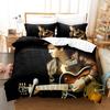 3D Elvis Presley Bettwäsche-Set Einzelbett Doppelbett Queen King Bettwäsche mit Kissenbezug Weich Bequem
