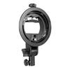 Speedlite Mount Adapter Bracket for Flash Light Softbox Snoots S-Type Grip Stand