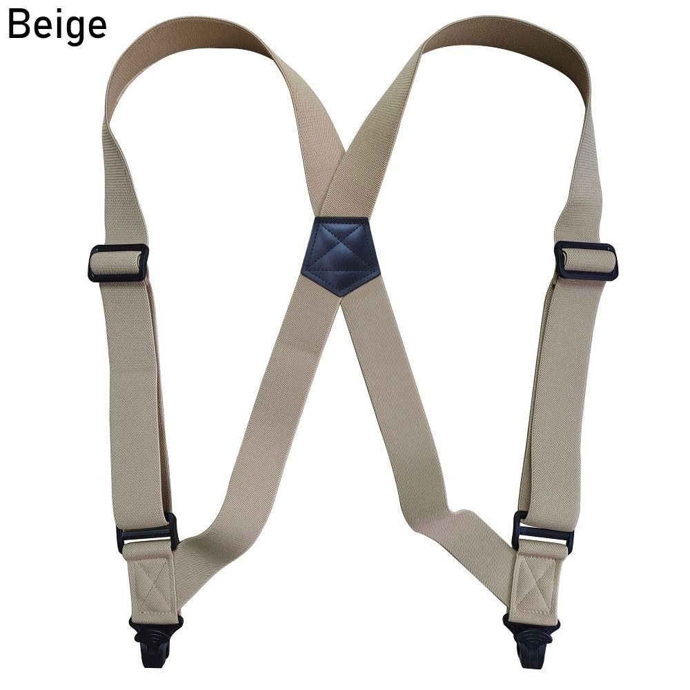 Elastic Suspenders Braces Suspenders 3.8cm Wide Trouser Braces Men's Suspenders  Wedding Party