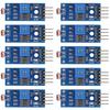 10pcs 5MM LDR Photosensitive Sensor Module Light Dependent Resistor Sensor Module Digital Light Detection LM393 3 pins for Arduino