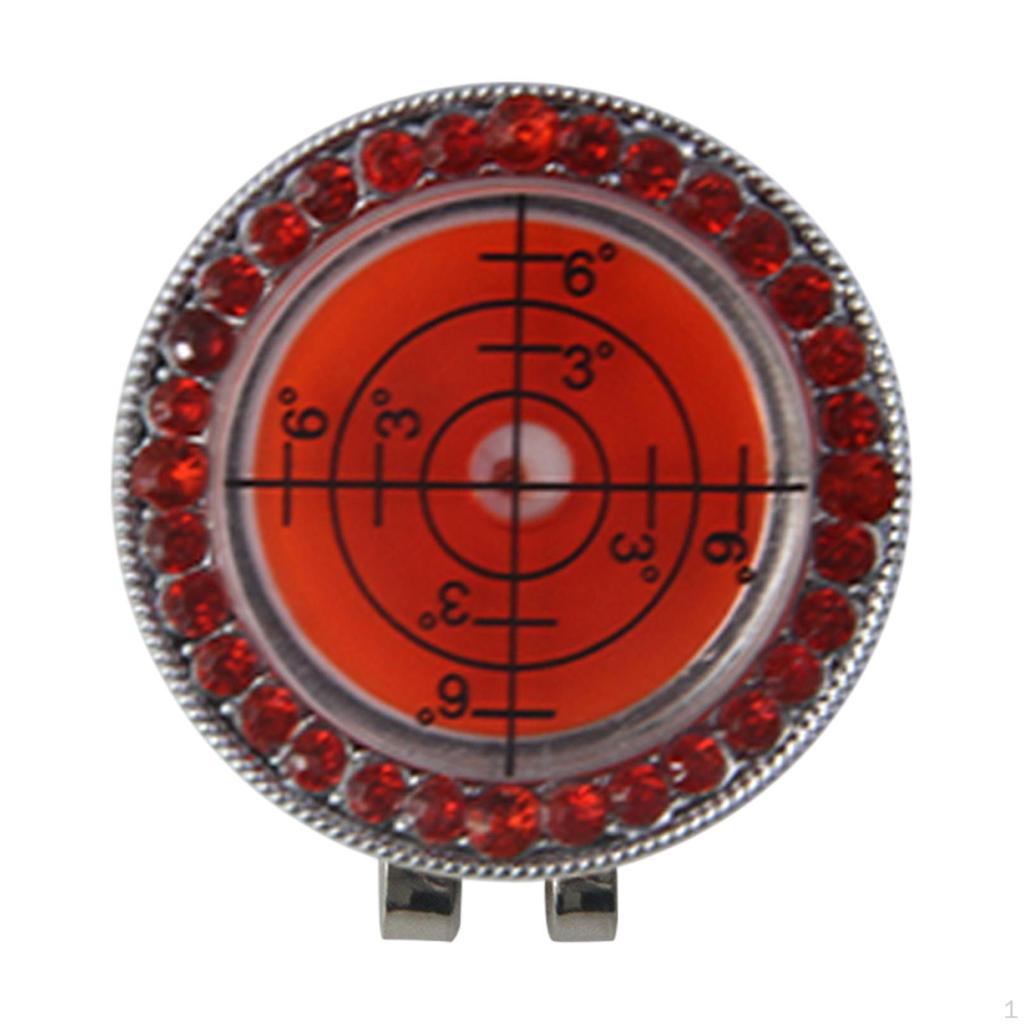 Compact Golf Training Aid: Green Reader And Circular Bubble Level
