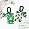 Cute Cartoon Cat ID Card Holder Portable Student Subway Bus Card Slide Cover Protective Case Kawaii Girl Kpop Photo Card Holder