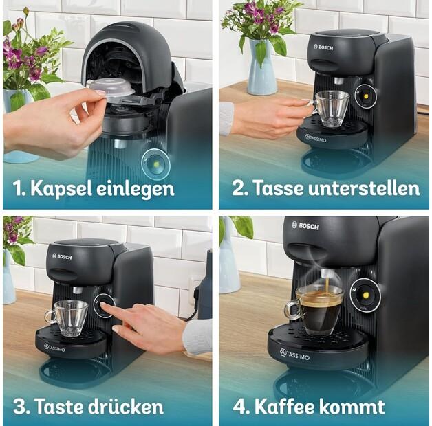 Капсульная кофемашина Bosch TAS162E Tassimo Finesse friendly