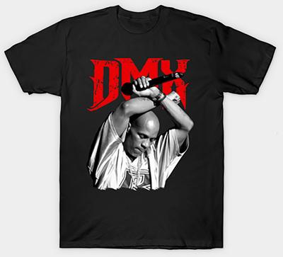 DMX Ruff Ryder חולצת טריקו קצרה לגברים יוניסקס S-3XL שחורה אמנות מעריצים יוניסקס