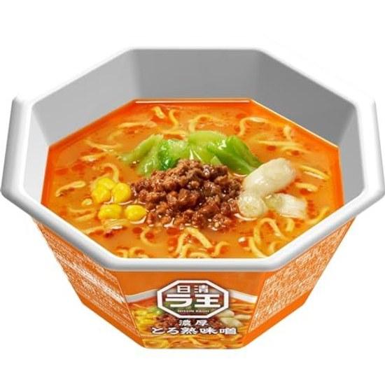 Raoh Torojuku Miso Richness Lard Flavor Nissin Foods Cup Noodles 118g12 pieces