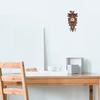 Stylish Cuckoo Wall Clock with   Bird Decoration for Living Room, Cafe, Restaurant, Medium Density Fiberboard Clock in 4  s