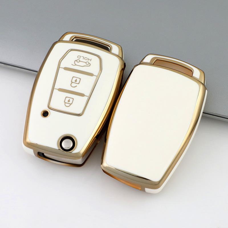 TPU Soft Rubber Key Cover for SsangYong Korando/Rexton - Ideal for Cross-Border Exports to Korea