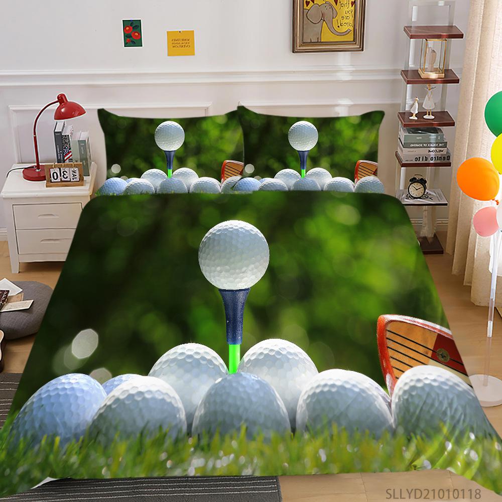 Source Bedding Two Or Three-Piece Set, Sports Wind 3D Digital Printing Polyester Fabric