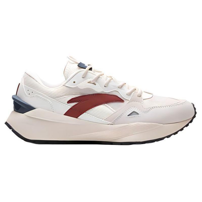 Anta HERITAGE Cushioning Breathable Low Top Casual Shoes Men's Ivory White 112348878-1