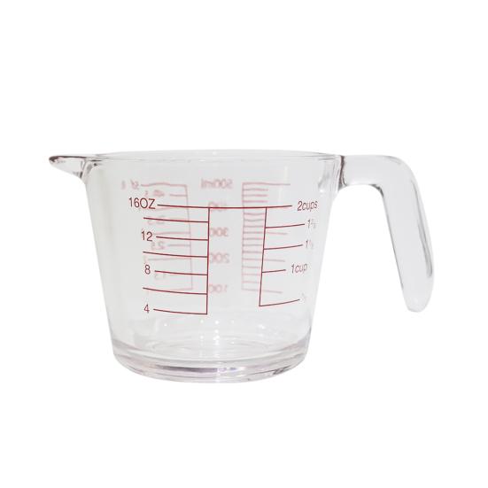 Yousheng Glass Measuring Cup Triple Measurement Scale Cup Heat Resistant Microwave Safe Kitchen Tools with V-Shaped Spout And Ergonomic Handle