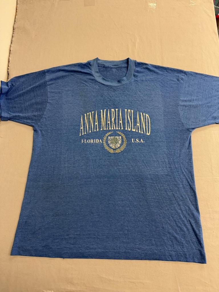 Vintage 80s Anna Maria Island T-shirt Florida Tourist Tee XL