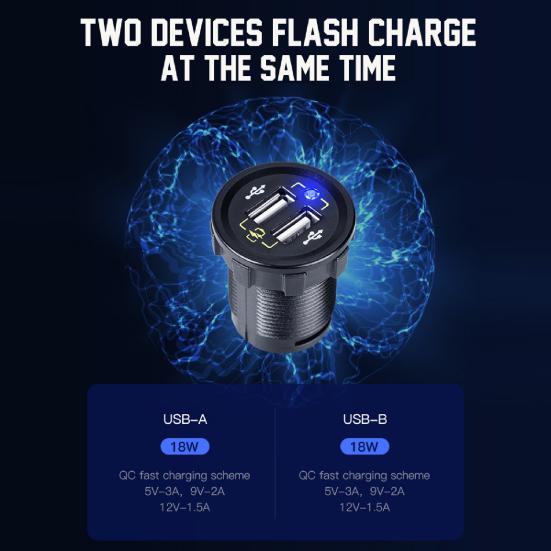 

Автомобильный вольтметр, широкая совместимость, хороший контакт, 12 В-24 В, адаптер автомобильного зарядного устройства с двойной розеткой для