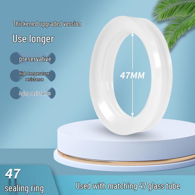 Komplett set med tillbehör för solvattenvärmare: Silikontätningsring, Vattentät/Dammtät Ring, Bas och Gummi O-ring (47, 58, 70 Rör)