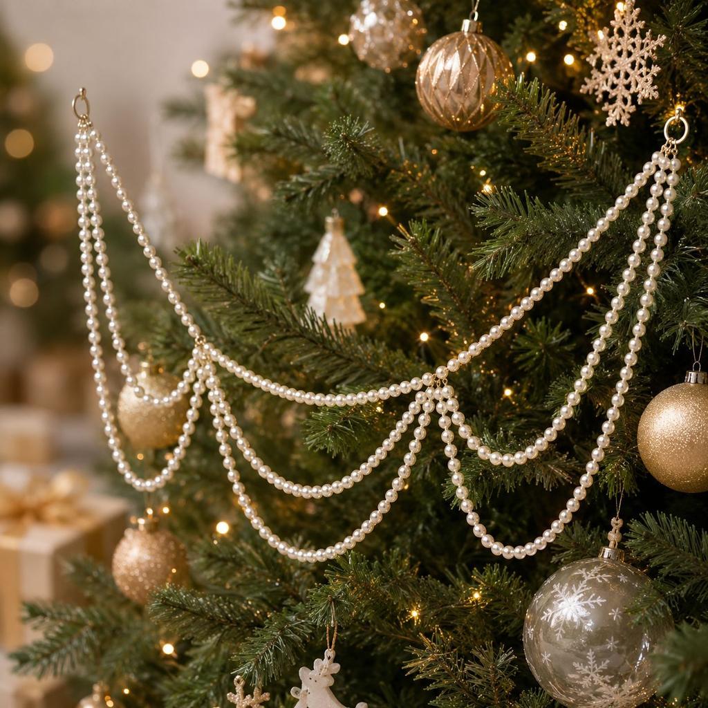Light Luxury Plastic Hanging Christmas Tree Scene Arrangement Multi-purpose Romantic Atmosphere Decoration String Made in China