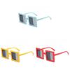 Stylish Square Glasses With Pc Frame And Silver Colored Lenses For Fashionable Streetwear And Events