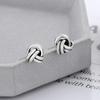 925 Silver Harmony Knot Earrings E065