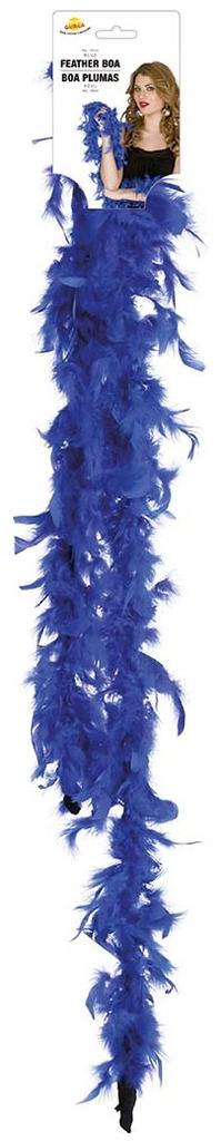 Feather Boa Blue Party Shawl 1920s 180cm