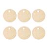 50 Stück Runde Holzscheiben 2 cm DIY Bastelstücke für Scrapbooking Tags Malerei Heimparty Dekoration Verzierungen