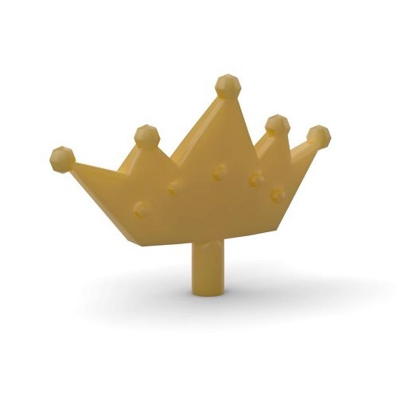 50g Crown Headwear Building Block Spare Parts, Compatible with Small Pieces Standard