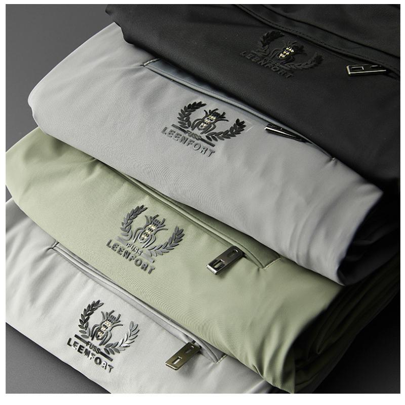 Men's Summer Ice Silk Business Casual Pants Straight Trousers Thin High Stretch Pants