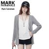 Cardigan de manga comprida feminino