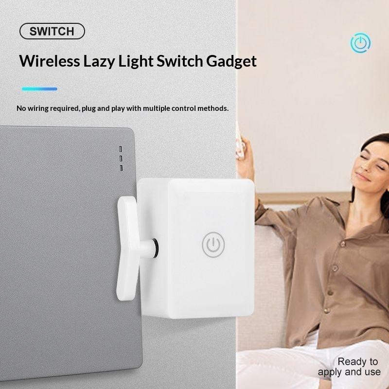New Wireless Control Light Switch Off Tool Automatic Button Pusher Intelligent Usb Rechargeable Lazy Remote Control Switch