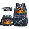 Jurassic World Dinosaur Backpack Jurassic World Student School Bag Lunch Bag Pencil Bag Tide