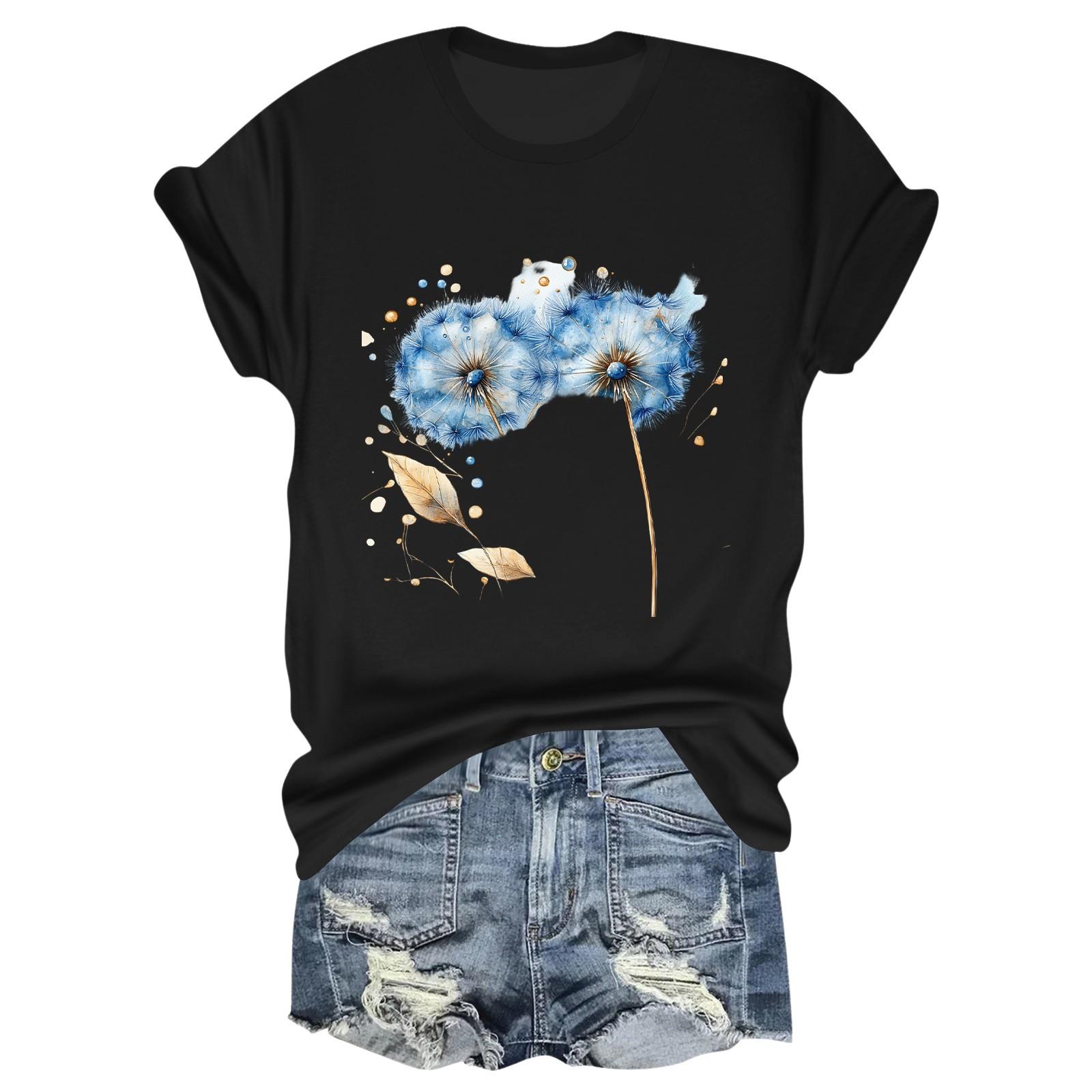 

Детская повседневная футболка с круглым вырезом и короткими рукавами с принтом и надписью «Топ» 100 чёрный