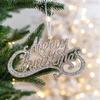 Hong Yu Christmas Decorations: Plastic English Letter Tree & Wreath Ornaments