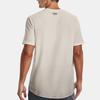 Under Armour Retro Graphic Print Crew Neck Short Sleeve T-Shirt Men Tops Ivory 1378906-130