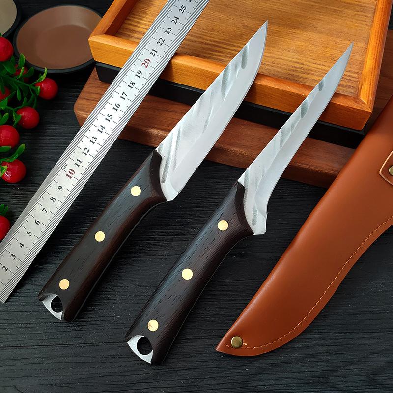 Coltello disossatore in acciaio inossidabile Coltello per filettare il pesce Coltelli da cucina Tagliafrutta e verdura Strumento da macellaio