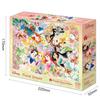 Epoch Disney 500-Piece Jigsaw Puzzle Floral Dream Collage Decoration 38×53cm with Adhesive Spatula and Stickers