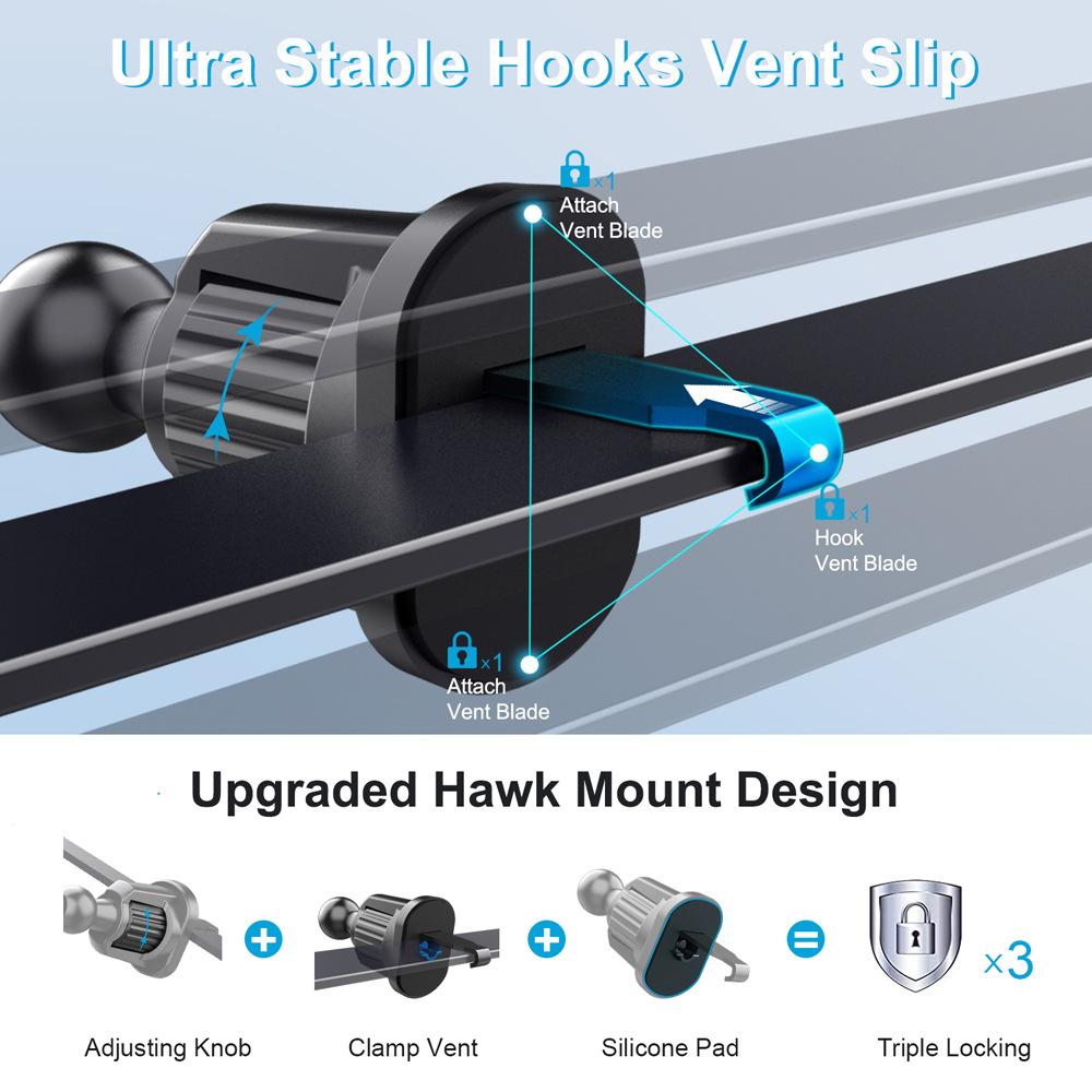 Car Air Vent Phone Holder Universal for Car Navigation Mount Truck Vent Phone Support Stand