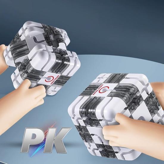 1/2Pcs 3D Puzzle Maze Cube Brain Teaser 3x3 Rolling Ball Maze
