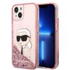 Etui Do iPhone 14 Plus Karl Lagerfeld Hardcase Glitter Różowe