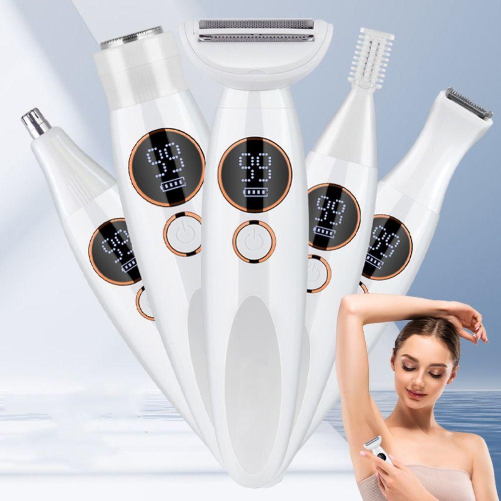 5 In 1 Hair Removal Instrument Washable Electric Epilator Body Hair Trimmer  Personal Care