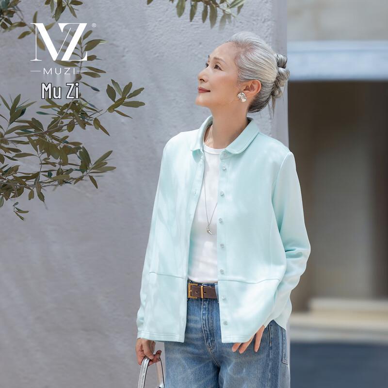 

Mu Zi Women s Acetate & Modal Blend Shirt Top XL