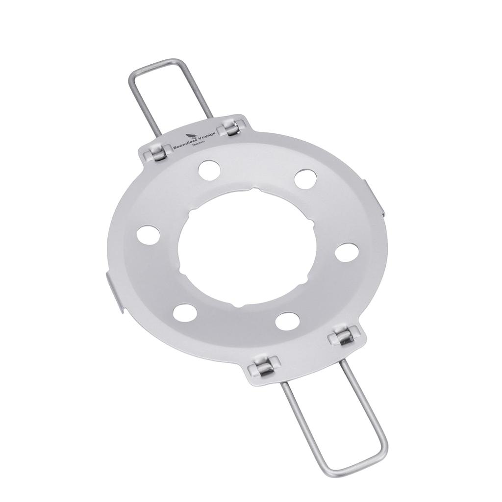 Boundless Voyage Titanium Coffee Dripper Filter Coffee Coffee Maker Outdoor and Camping Gear Ti6021P Holder, Foldable, Lightweight, Rust-Proof,