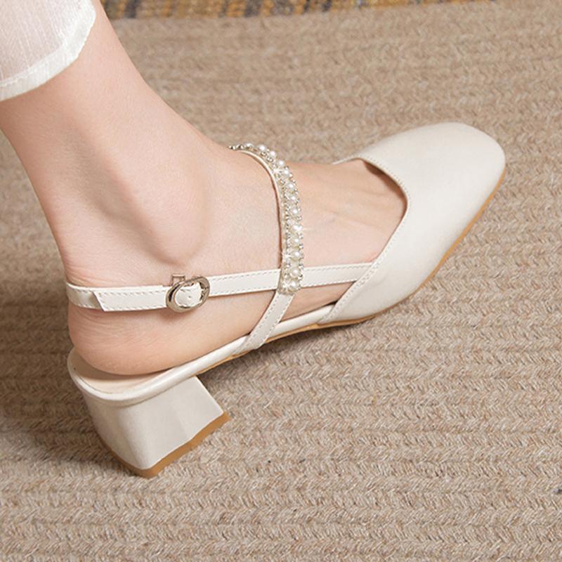 Women High Heels Sandals Crystal Dress Elegant Shoes Designer Woman Pumps 2025 Summer Trend Brand Casual Mujer Zapatos