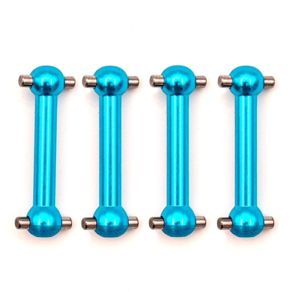 Aluminum Alloy Drive Shaft Dog Bone Cup Joint Set Replacement for TT01 -01 TT01D TT01E TT02 -02