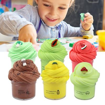 Sagit Forniture di melma fai-da-te Melma di frutta Aromaterapia Pressione Giocattolo di melma per bambini