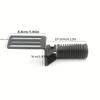 2pcs Foldable Metal Motorcycle Foot Pegs - Comfortable Street Cruise Pedals for Enhanced Riding Experience