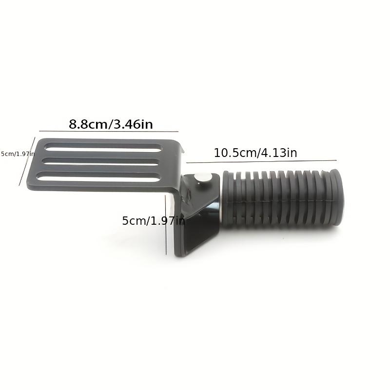 2pcs Foldable Metal Motorcycle Foot Pegs - Comfortable Street Cruise Pedals for Enhanced Riding Experience